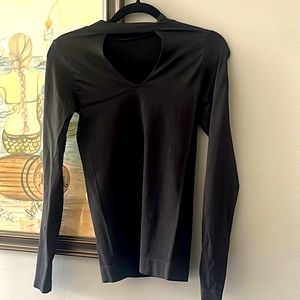 Black spandex top. Good condition.